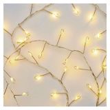 LED BOŽIČNA NANO VERIGA ' JEŽ, 2,4 M, 3X AA, NOTRANJA, TOPLA BELA, ČASOVNIK