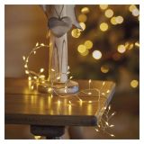 LED BOŽIČNA NANO VERIGA ' JEŽ, 2,4 M, 3X AA, NOTRANJA, TOPLA BELA, ČASOVNIK