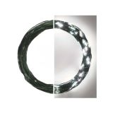 LED BOŽIČNA NANO VERIGA ZELENA, 15 M, ZUNANJA IN NOTRANJA, HLADNA BELA, ČASOVNIK