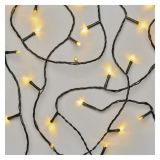 LED BOŽIČNA VERIGA, 5,6 M, 3X AA, ZUNANJA IN NOTRANJA, TOPLA BELA, ČASOVNIK