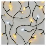 LED BOŽIČNA VERIGA UTRIPAJOČA, 18 M, ZUNANJA IN NOTRANJA, TOPLA/HLADNA BELA, ČASOVNIK