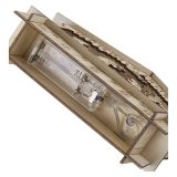 LED BOŽIČNE JASLICE LESENE, 15 CM, 2X AA, NOTRANJE, TOPLA BELA, ČASOVNIK