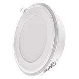 LED PANEL EMOS 13W NW BELI, OKROGLI, 2V1, VGRADNI