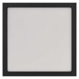 LED PANEL EMOS NEXXO 12.5W CCT, ČRNI KVADRATNI , NADGRADNI