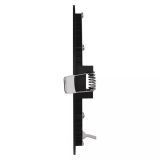 LED PANEL EMOS NEXXO 12.5W CCT, ČRNI OKROGLI, VGRADNI