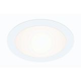 LED PANEL FLAT-IN 12W NW FI 170MM, BELA