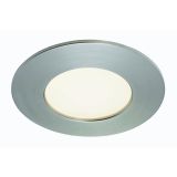 LED PANEL FLAT-IN 3X5W NW FI 85 MM, MAT NIKEL