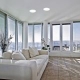 LED PANEL RABALUX SHAUN2 12W 3000K BELA OKROGLA