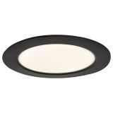 LED PANEL RABALUX SHAUN2 12W 4000K ČRNA OKROGLA