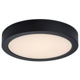 LED PANEL RABALUX SHAUN2 24W 3000K ČRNA OKROGLA