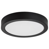 LED PANEL RABALUX SHAUN2 24W 3000K ČRNA OKROGLA