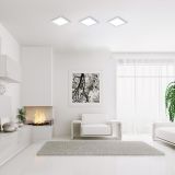 LED PANEL RABALUX SHAUN2 3W 4000K BELA KVADRATNA
