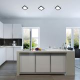 LED PANEL RABALUX SHAUN2 3W 4000K ČRNA KVADRATNA