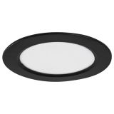 LED PANEL RABALUX SHAUN2 6W 4000K ČRNA OKROGLA