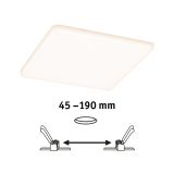 LED PANEL RL VELUNA 17.5W WW 185X185MM IP44