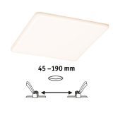 LED PANEL RL VELUNA 21W WW 3STEP DIM, 215X215MM IP44