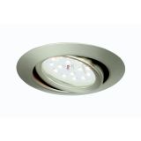 LED PANEL SET 3X3W WW, MAT NIKEL FI 82MM, 3 STEP DIM