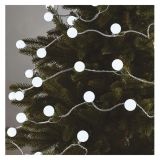 LED SVETLOBNA CHERRY VERIGA ' KROGLICE 2,5 CM, 4 M, ZUN. IN NOTR., HLADNA BELA, ČASOVNIK