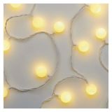 LED SVETLOBNA CHERRY VERIGA ' KROGLICE 2,5 CM, 4 M, ZUN. IN NOTR., TOPLA BELA, ČASOVNIK