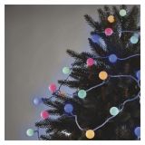 LED SVETLOBNA CHERRY VERIGA ' KROGLICE 2,5 CM, 4 M, ZUN. IN NOTR., VEČBARVNA, ČASOVNIK