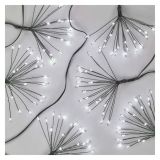 LED SVETLOBNA VERIGA ' SVETLEČE CVETLICE, NANO, 5,2 M, NOTRANJA, HLADNA BELA, ČASOVNIK