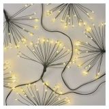 LED SVETLOBNA VERIGA ' SVETLEČE CVETLICE, NANO, 5,2 M, NOTRANJA, TOPLA BELA, ČASOVNIK