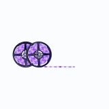 NOTRANJI LED TRAK LED TRAK 10M 28W RGB BARVNI, 230/12V DC