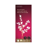 LUČKE LED VEJA CEKINČKI 75 CM 15 L BELA 2X AA