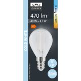 LED ŽARNICA E14 CASAYA KAPLJIČASTA P45 4.5W 470LM 4000K