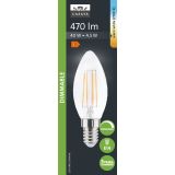 LED ŽARNICA E14 CASAYA ZATEM. SVEČASTA C37 4.5W 470LM 2700K