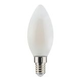 LED ŽARNICA E14 CASAYA ZATEM. SVEČASTA C37 4.5W 470LM 2700K MAT