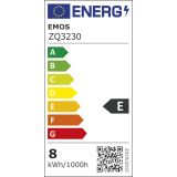LED ŽARNICA E14 EMOS CLS SVEČKA 8W WW