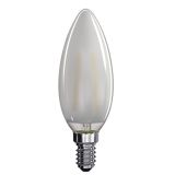 LED ŽARNICA E14 EMOS FLM CANDLE 4W WW 230V FILAMENT SVEČKA MAT