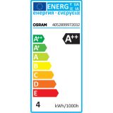 LED ŽARNICA E14 OSRAM BASE CLB40 4W/827 CL 220-240V FILAMENT PAK/2