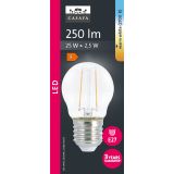 LED ŽARNICA E27 CASAYA KAPLJIČASTA P45 2.5W 250LM 2700K