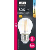 LED ŽARNICA E27 CASAYA KAPLJIČASTA P45 6.5W 806LM 2700K