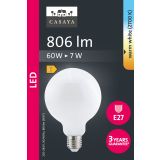 LED ŽARNICA E27 CASAYA MAT GLOBUS G95 7W 810LM 2700K