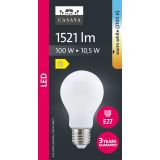 LED ŽARNICA E27 CASAYA MAT KLASIČNA A60 10.5W 1521LM 2700K