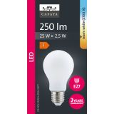 LED ŽARNICA E27 CASAYA MAT KLASIČNA A60 2.5W 250LM 2700K