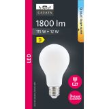 LED ŽARNICA E27 CASAYA MAT KLASIČNA A70 12W 1800LM 2700K