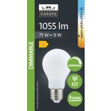 LED ŽARNICA E27 CASAYA MAT ZATEM. KLAS. A60 9W 1055LM 2700K