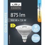 LED ŽARNICA E27 CASAYA REFL. PAR38 7.6W 50° 875LM 3000K IP55