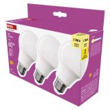 LED ŽARNICA E27 EMOS CLS A60 7W(60W) 806LM E27 WW 3PC