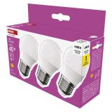 LED ŽARNICA E27 EMOS CLS MINI GLOBE 4.2W(40W) 470LM E27 NW 3PC
