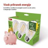 LED ŽARNICA E27 FLM A60 3.8W(60W) 806LM E27 NW A CLASS 3/1