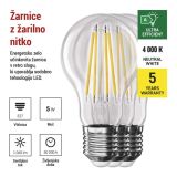 LED ŽARNICA E27 FLM A60 5W(75W) 1060LM E27 NW A CLASS 3/1