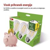 LED ŽARNICA E27 FLM A60 5W(75W) 1060LM E27 NW A CLASS 3/1