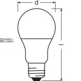 LED ŽARNICA E27 LEDVANCE VRP CL A 60 8.5W/827 FR