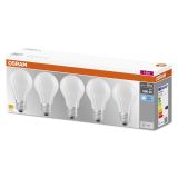 LED ŽARNICA E27 OSRAM CLA60 6.5W/840 230V E27 BASE PAK/5