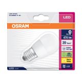 LED ŽARNICA E27 OSRAM S CLP40 6W /827 FR 220-240V MAT BUČKA BL/1